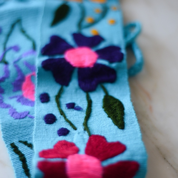 Embroidered Faja Wrap Belts - Picture 2 of 4